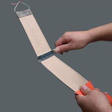 Load image into Gallery viewer, 1 Pc Canvas Leather Sharpening Strop For Straight Razor Sharpening - OnPointe Cutlery & Shaving Company