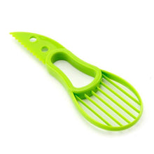 Загрузить изображение в средство просмотра галереи, 3 In 1 Avocado Slicer Shea Corer Butter Fruit Peeler Cutter Pulp Separator Plastic Knife Kitchen Vegetable Tools Kitchen Gadgets - OnPointe Cutlery & Shaving Company