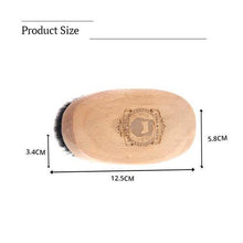 Load image into Gallery viewer, 2020 New Natural Hemu Beard Brush For Men Bamboo Face Massage That Works Wonders To Comb Beards and Mustach - OnPointe Cutlery & Shaving Company