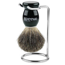 Load image into Gallery viewer, Anbbas Mens Shaving set Fine Badger Bristle Shave Brush + Stand + Bowl Cup + Soap - OnPointe Cutlery & Shaving Company