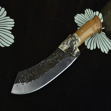 Charger l'image dans la galerie, Little Cook kitchen knives set handmade sharp fixed blade boning slicing chef knife Chinese meat cleaver cutter cooking tools - OnPointe Cutlery & Shaving Company