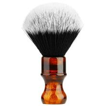 Load image into Gallery viewer, Amber Shaving Brush Silvertip Synthetic Badger Hair with Resin Handle Anbbas for Men Professional Wet Shaving (Knot 24mm) Amber - OnPointe Cutlery & Shaving Company