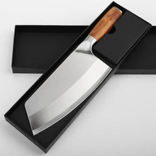 Загрузить изображение в средство просмотра галереи, 8inch Kitchen Knife Stainless Steel Meat Chopping Cleaver Slicing Vegetables Chef Knife - OnPointe Cutlery & Shaving Company