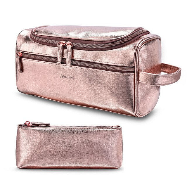  M MOTIKUL Makeup Bags for Women Small Luxury Cosmetic Organizer  Pouch Portable Toiletry Bag for Men Leather Dopp Kit Designer Shaving Bag :  Beauty & Personal Care