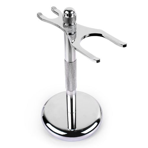 QSHAVE Men Razor Holder Stainless Steel Shaving Brush Stand Safety Razor It Razor Holder 15cm Razor Rack & Brush not including - OnPointe Cutlery & Shaving Company 