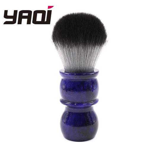 Yaqi 24mm Timber Wolf Color Synthetic Hair Barber Shave Brush Mens Synthetic Shave Brush - OnPointe Cutlery & Shaving Company 