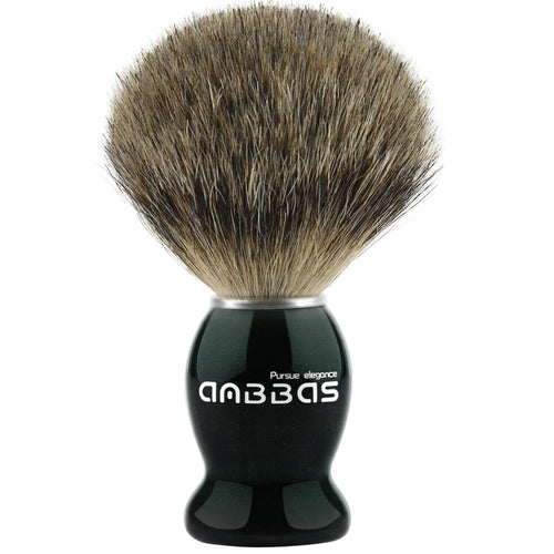 New Anbbas 1pcs Portable Badger Hair Shaving Brush Men Gift Silver Collar Brush Free Shipping - OnPointe Cutlery & Shaving Company 