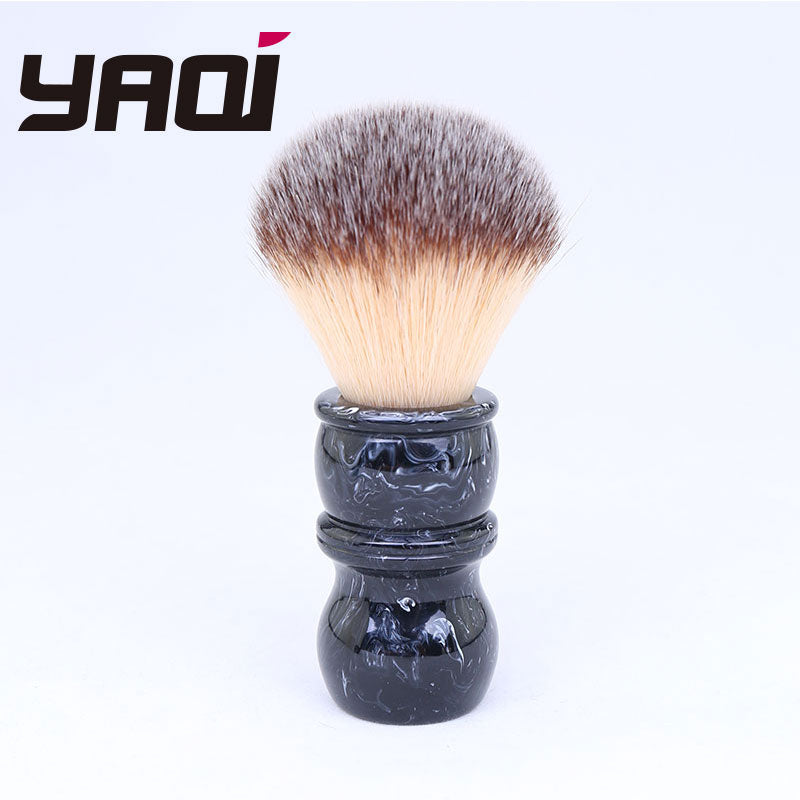 Yaqi 24MM Men's Shaving Brush  Resin Handle Nylon For Men Clearance Beard Professional Barber Face Cleaning Shaving Brush Tool - OnPointe Cutlery & Shaving Company 