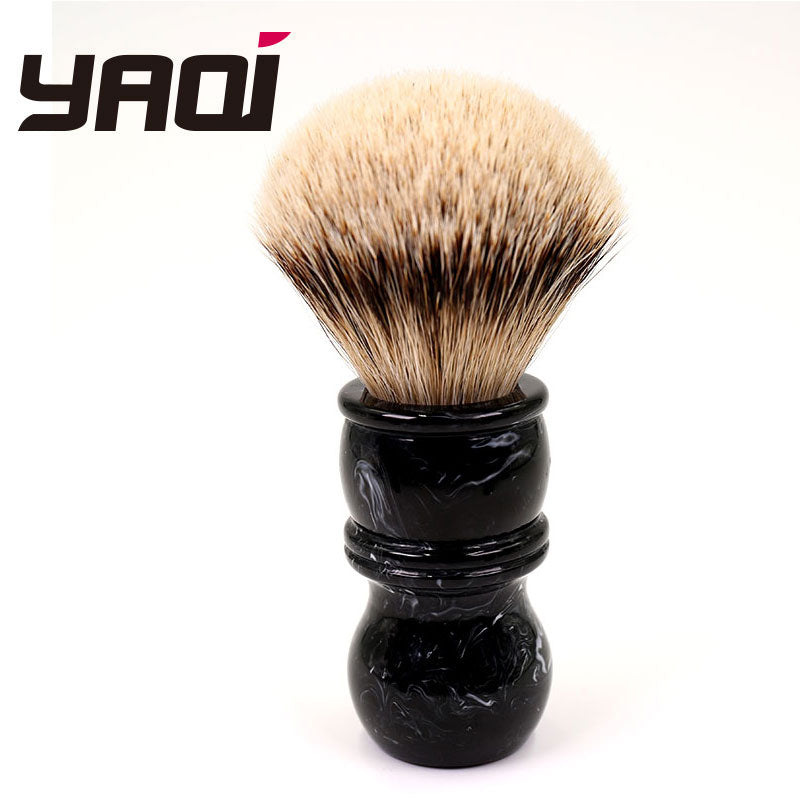 Yaqi 24MM Shaving Brush Silvertip Badger - OnPointe Cutlery & Shaving Company 