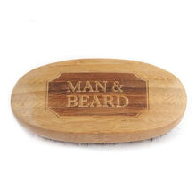 Cargar imagen en el visor de la galería, 2020 New Natural Hemu Beard Brush For Men Bamboo Face Massage That Works Wonders To Comb Beards and Mustach - OnPointe Cutlery &amp; Shaving Company 

