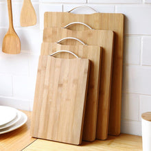 Load image into Gallery viewer, 1pcs wooden chopping board bamboo square hangable cutting board thick natural cutting board kitchen cooking hot cutting board - OnPointe Cutlery &amp; Shaving Company 

