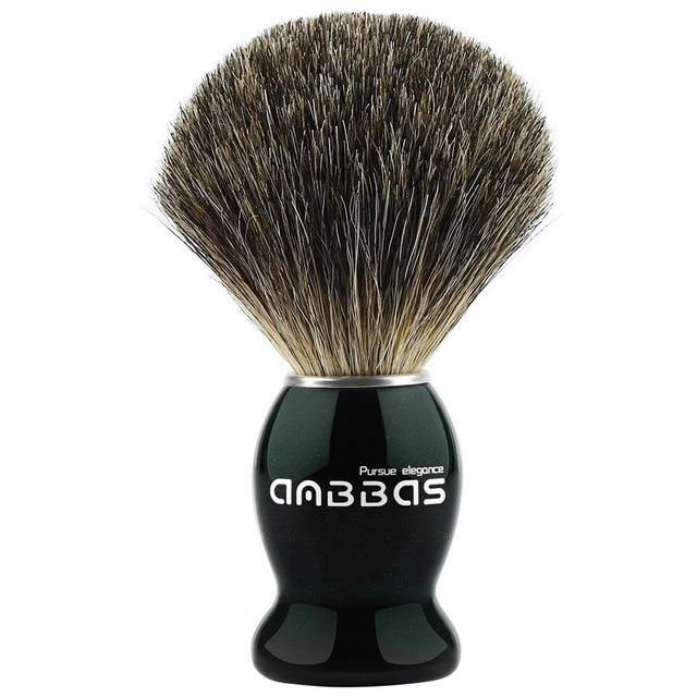 Anbbas Mens Shaving set Fine Badger Bristle Shave Brush + Stand + Bowl Cup + Soap - OnPointe Cutlery & Shaving Company 