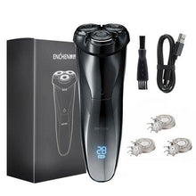 Загрузить изображение в средство просмотра галереи, Enchen 3D Men Electric Shaver Razor BlackStone3 IPX7 Waterproof Wet &amp; Dry Dual Use LCD 3D Smart Control Shaving Beard Machine - OnPointe Cutlery &amp; Shaving Company 
