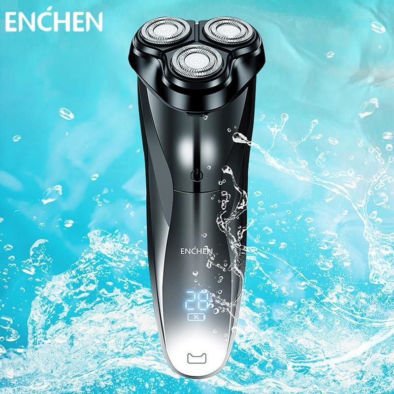 ENCHEN Blackstone 3 Electric Shaver For Men Full Body Washable Rechargeable Beard Trimmer Shaving Machine Electric Razor - OnPointe Cutlery & Shaving Company 