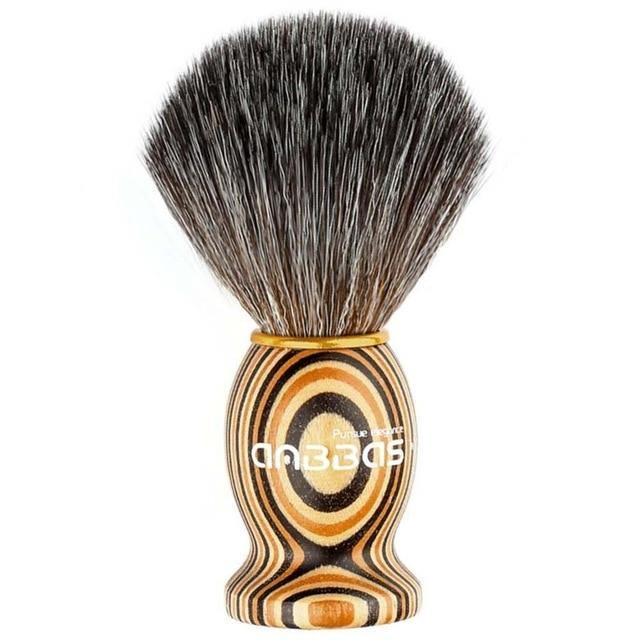 Anbbas Faux Badger Shaving Brush Unique Wood Handle Shaving for Men Wet Shave - OnPointe Cutlery & Shaving Company 