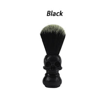 Cargar imagen en el visor de la galería, Barber shop fashionable high-end skull design beard brush men&#39;s facial cleaning tool barber cleansing shaving set beard foaming - OnPointe Cutlery &amp; Shaving Company 
