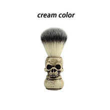 Cargar imagen en el visor de la galería, Barber shop fashionable high-end skull design beard brush men&#39;s facial cleaning tool barber cleansing shaving set beard foaming - OnPointe Cutlery &amp; Shaving Company 
