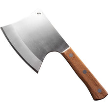 Load image into Gallery viewer, Kitchen Knife 6.5 inch Heavy Duty Chop Bone Knife Butcher Knives Wood Handle 5CR15 Stainless Steel - OnPointe Cutlery &amp; Shaving Company 
