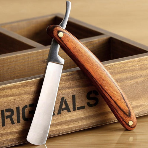 Manual Wood Handle Shaving Razor Men's Razor Professional Barber Hair Cut Razor Shaving  Hair Removal Tools - OnPointe Cutlery & Shaving Company 