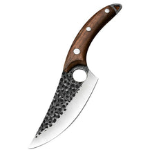Charger l&#39;image dans la galerie, Longquan handmade beat sharp kitchen knife household kitchen set of 6 knives boning slicer butcher knife meat stand knife - OnPointe Cutlery &amp; Shaving Company 
