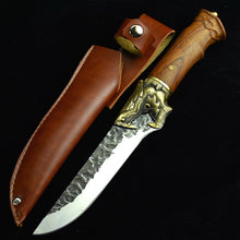 Charger l&#39;image dans la galerie, Longquan handmade beat sharp kitchen knife household kitchen set of 6 knives boning slicer butcher knife meat stand knife - OnPointe Cutlery &amp; Shaving Company 
