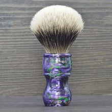 Load image into Gallery viewer, dscosmetic 24mm Galaxy resin handle 2 band badger hair shaving brush for man shave - OnPointe Cutlery &amp; Shaving Company 
