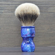 Load image into Gallery viewer, dscosmetic 24mm Galaxy resin handle 2 band badger hair shaving brush for man shave - OnPointe Cutlery &amp; Shaving Company 
