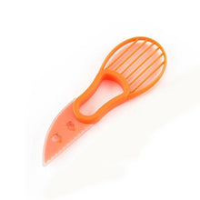 Charger l&#39;image dans la galerie, 3 In 1 Avocado Slicer Shea Corer Butter Fruit Peeler Cutter Pulp Separator Plastic Knife Kitchen Vegetable Tools Kitchen Gadgets - OnPointe Cutlery &amp; Shaving Company 
