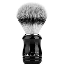 Load image into Gallery viewer, Synthetic Badger Shaving Brush with Black Holder Stand 2IN1 Resin Handle Foam Brush Set for Men Close Wet Shave - OnPointe Cutlery &amp; Shaving Company 
