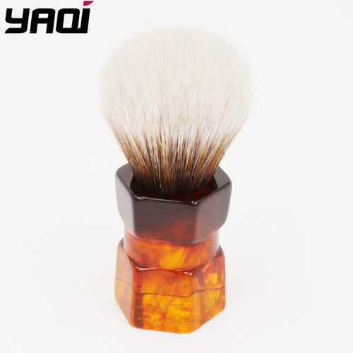 Yaqi 24mm Moka Express Synthetic Hair Shaving Brush - OnPointe Cutlery & Shaving Company 